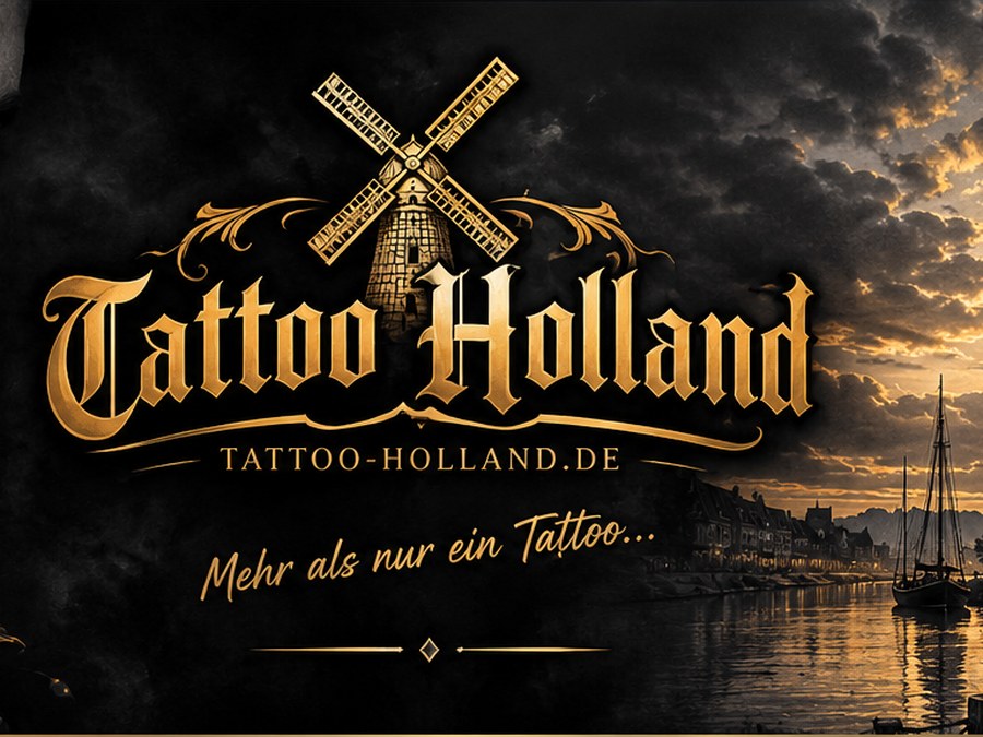 Tattoo-Holland Designmotiv – goldene Tattoo-Ornamente